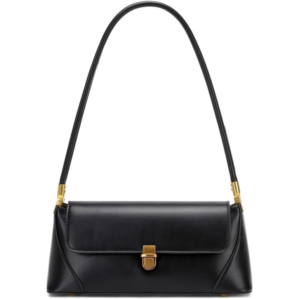 Women Black Imported Vintage Retro Classic Cute Hobo Tote Mini Clutch Bags